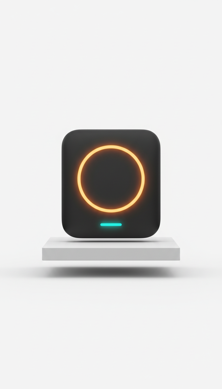 Wireless Charger in Signal Amber
