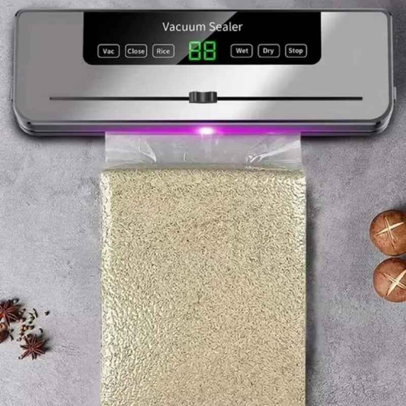 Automatic Vacuum Food Sealer Machine – Includes 50 Bags