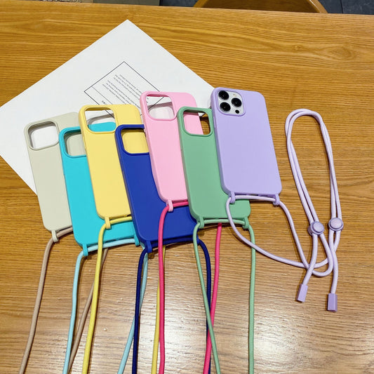 Minimalist Lanyard iPhone Case – Drop-Protection with Strap Famies by Dams