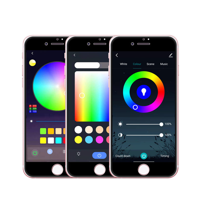 Wi-Fi Smart LED Bulb – RGBCW Colour Changing, Alexa & Google Compatible Famies by Dams