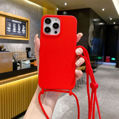 Minimalist Lanyard iPhone Case – Drop-Protection with Strap Famies by Dams