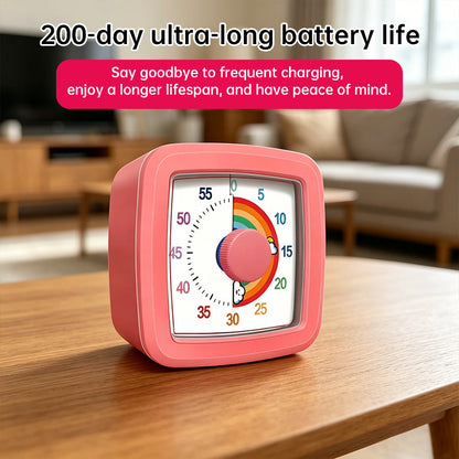 Visual Countdown Timer – Digital Desk Clock with Alarm & Night Light Famies by Dams