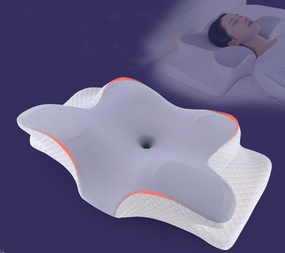 Ergonomic Cervical Neck Pillow – Contour Memory Foam Support Famies by Dams