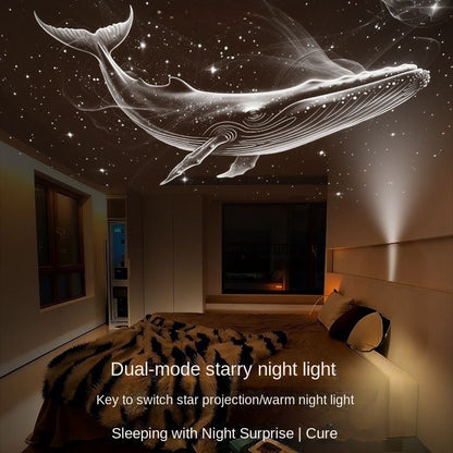 USB Projection Night Light – Colour-Changing Room Atmosphere Lamp Famies by Dams