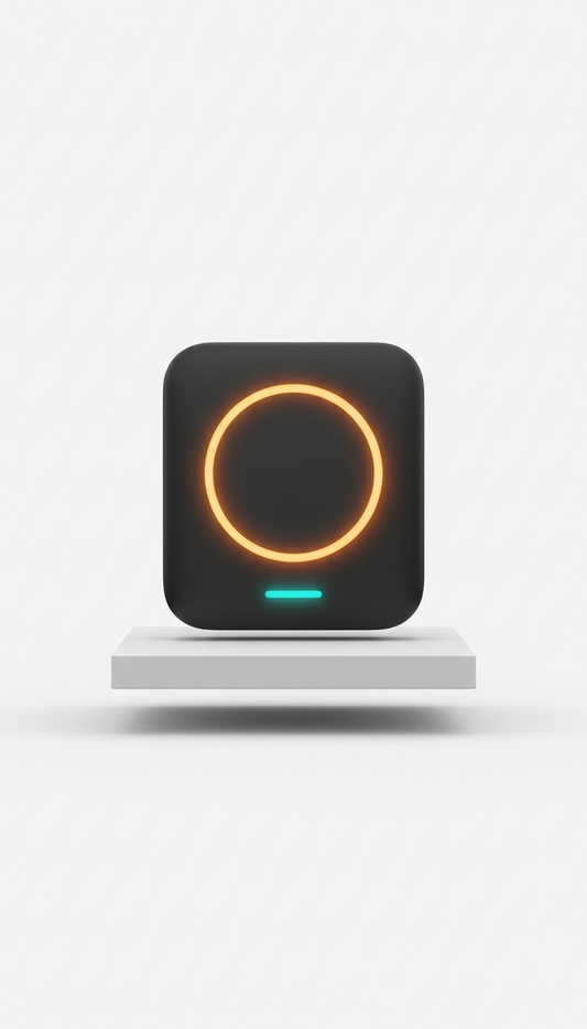 Wireless Charger in Signal Amber