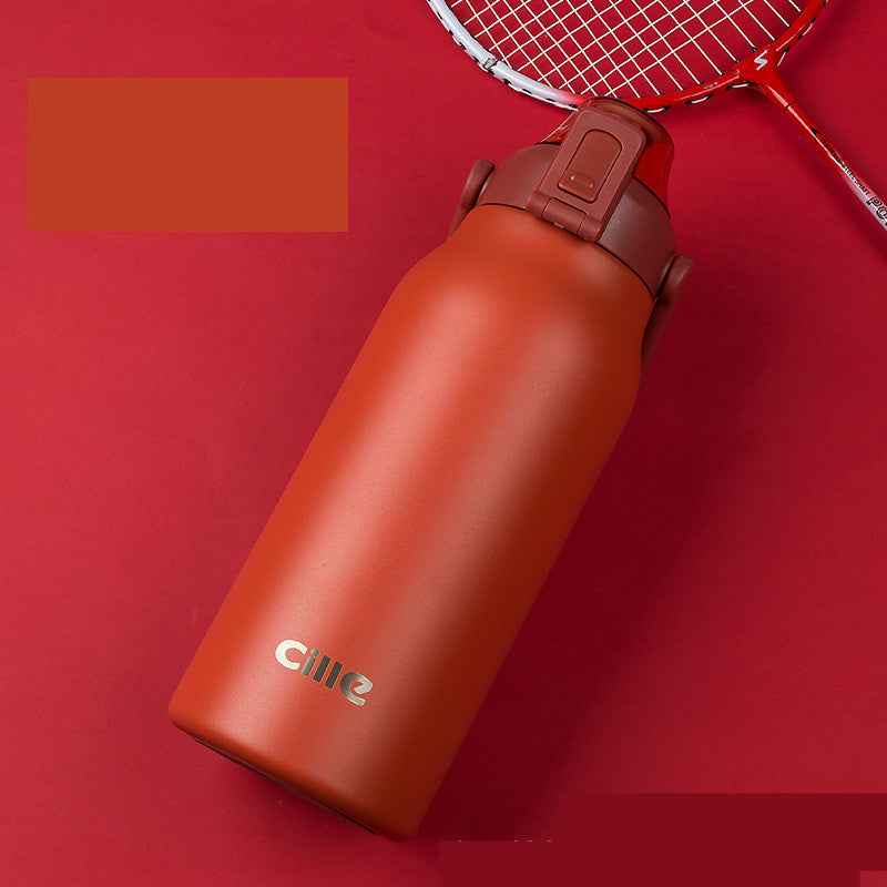 Cille Sports Water Bottle with Straw Lid