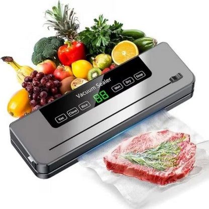 Automatic Vacuum Food Sealer Machine – Includes 50 Bags Famies by Dams