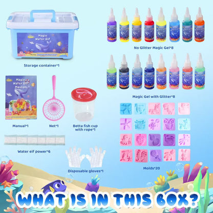 Magic Water Elf Toy – Aqua Fairy Gel Art Kit for Kids Famies by Dams