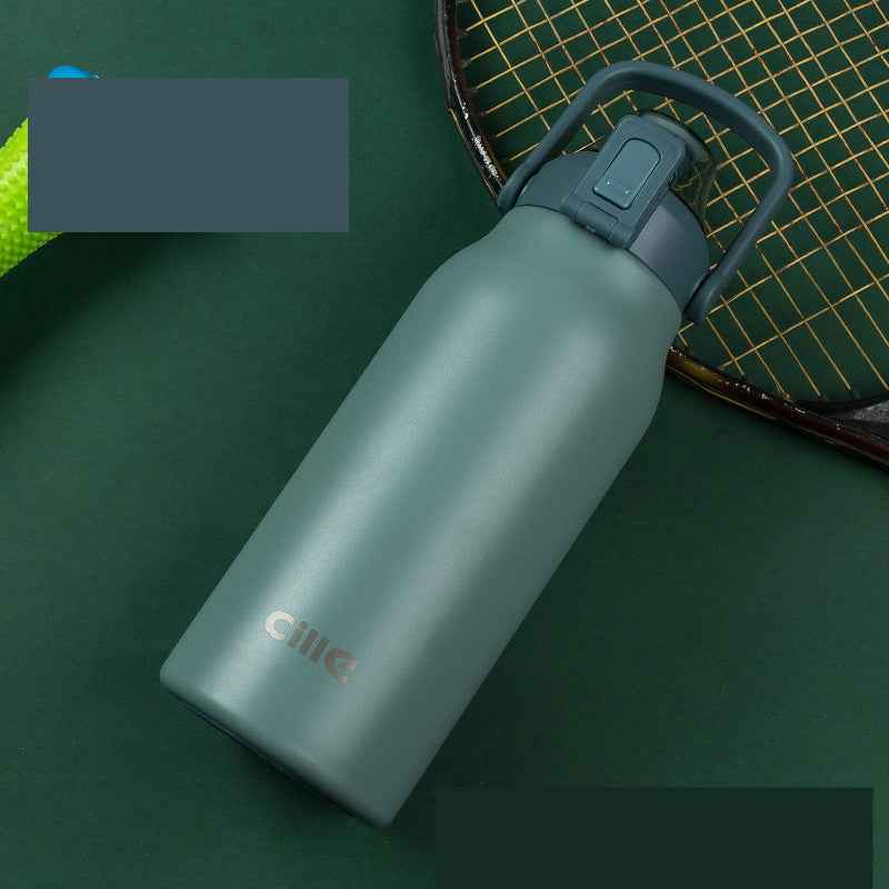 Cille Sports Water Bottle with Straw Lid