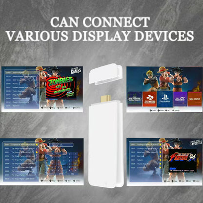 HDMI Retro Gaming Stick – 40,000+ Classic Games, 2 Wireless Controllers Famies by Dams