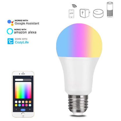 Wi-Fi Smart LED Bulb – RGBCW Colour Changing, Alexa & Google Compatible Famies by Dams