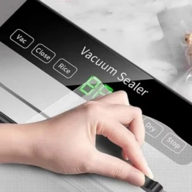 Automatic Vacuum Food Sealer Machine – Includes 50 Bags Famies by Dams