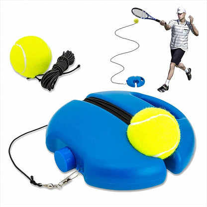 Solo Tennis Training Base with Rope – Self-Practice Trainer Stand Famies by Dams