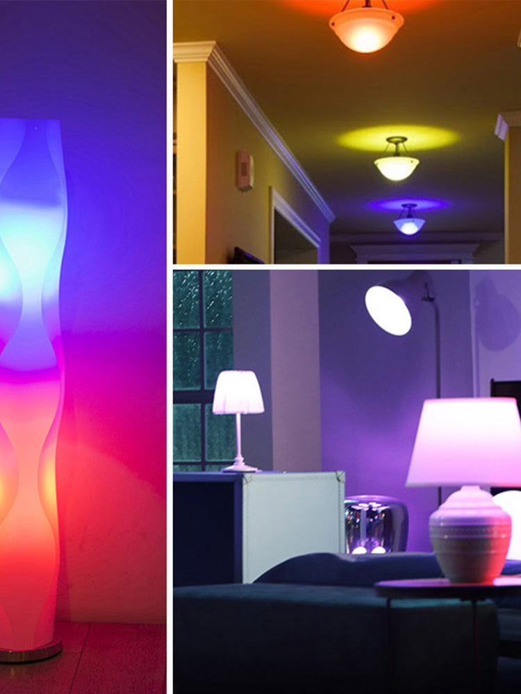 Wi-Fi Smart LED Bulb – RGBCW Colour Changing, Alexa & Google Compatible Famies by Dams