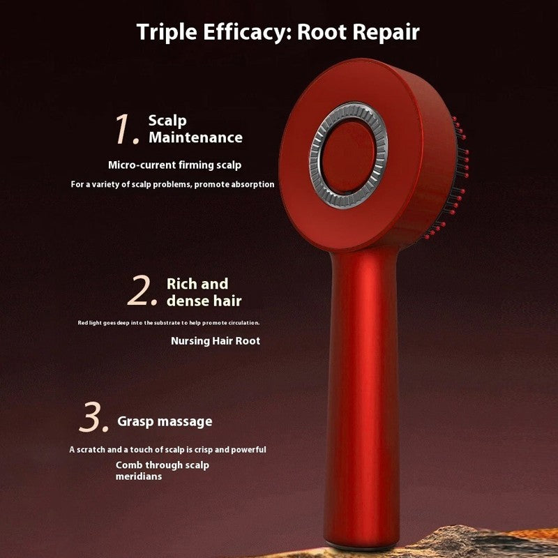 Electric Scalp Massage Comb – Hair Growth Red Light Therapy Brush Famies by Dams