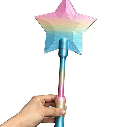 Magic Glow Wand – 3D Printed LED Star Wand with NFC Card Slot Famies by Dams
