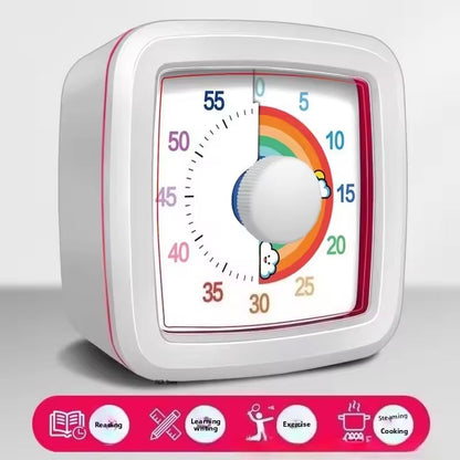 Visual Countdown Timer – Digital Desk Clock with Alarm & Night Light Famies by Dams