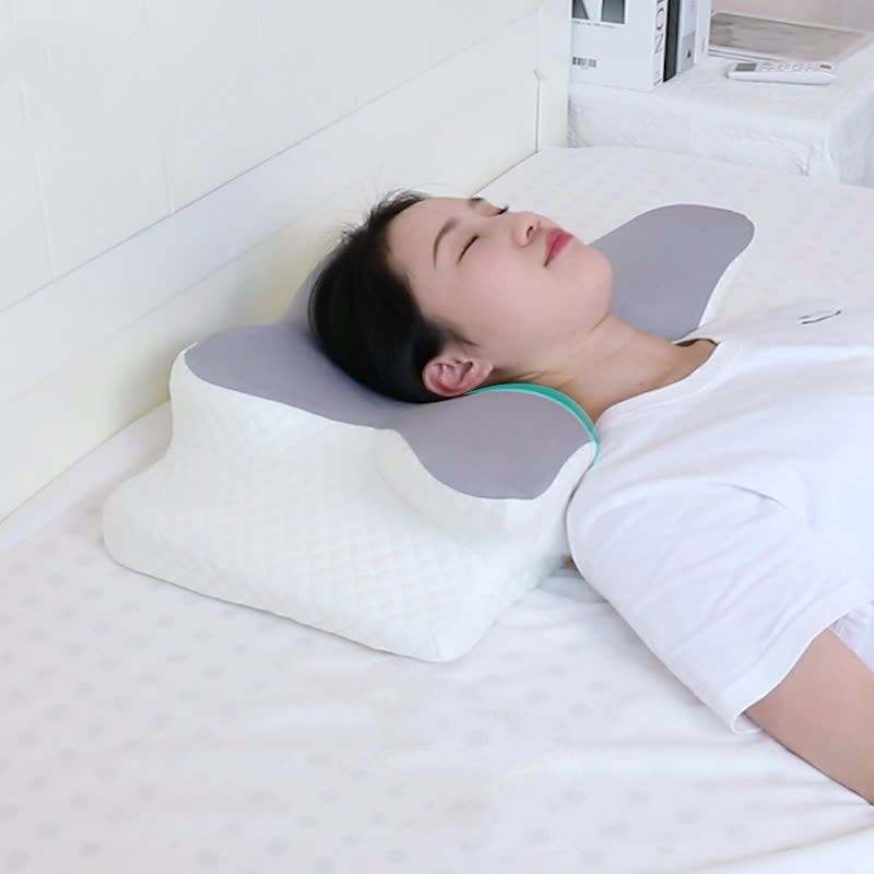 Ergonomic Cervical Neck Pillow – Contour Memory Foam Support Famies by Dams