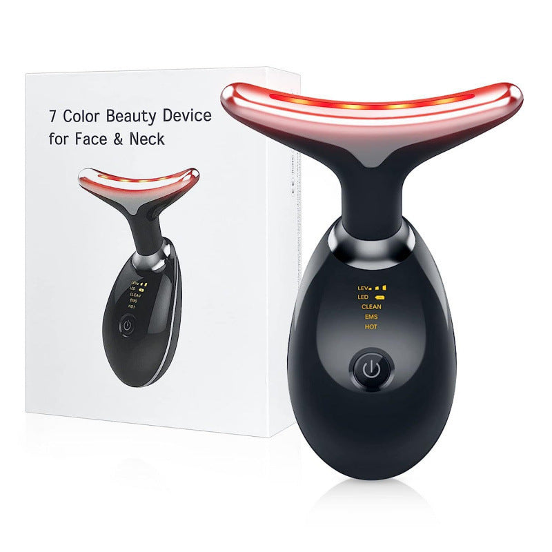 Neck Massager with 7-Colour Light Therapy – Wrinkle Care & Relief Famies by Dams
