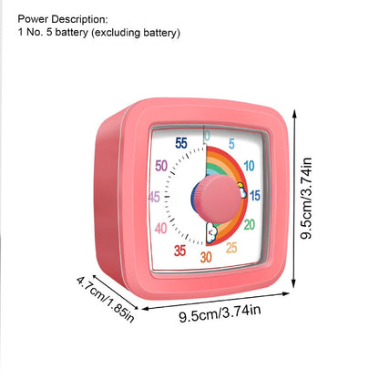 Visual Countdown Timer – Digital Desk Clock with Alarm & Night Light Famies by Dams