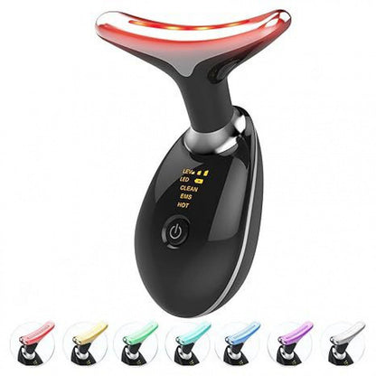 Neck Massager with 7-Colour Light Therapy – Wrinkle Care & Relief Famies by Dams