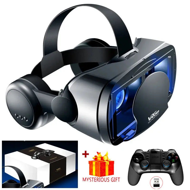 VRG Pro 3D VR Headset With Remote Controller Famies by Dams
