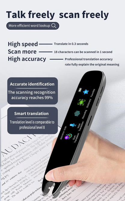 AI Touch Screen Multi-Language Translation Pen Famies by Dams
