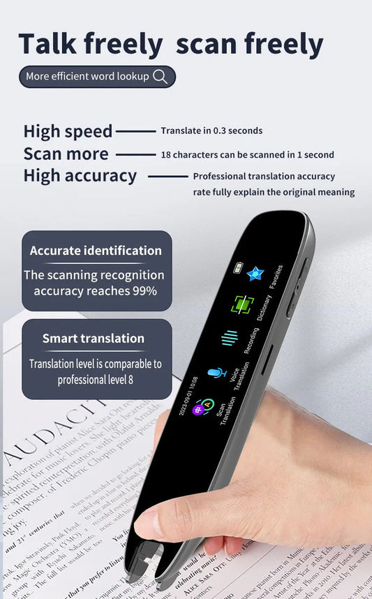 AI Touch Screen Multi-Language Translation Pen Famies by Dams