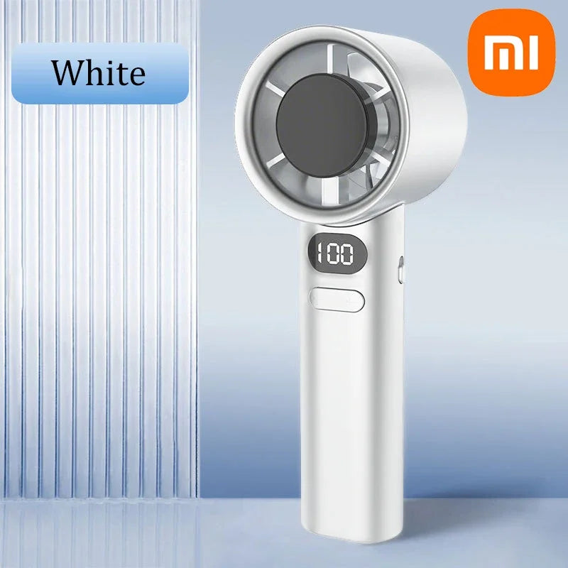 3000mAh Handheld Mini Electric Fan – USB-C Rechargeable Famies by Dams
