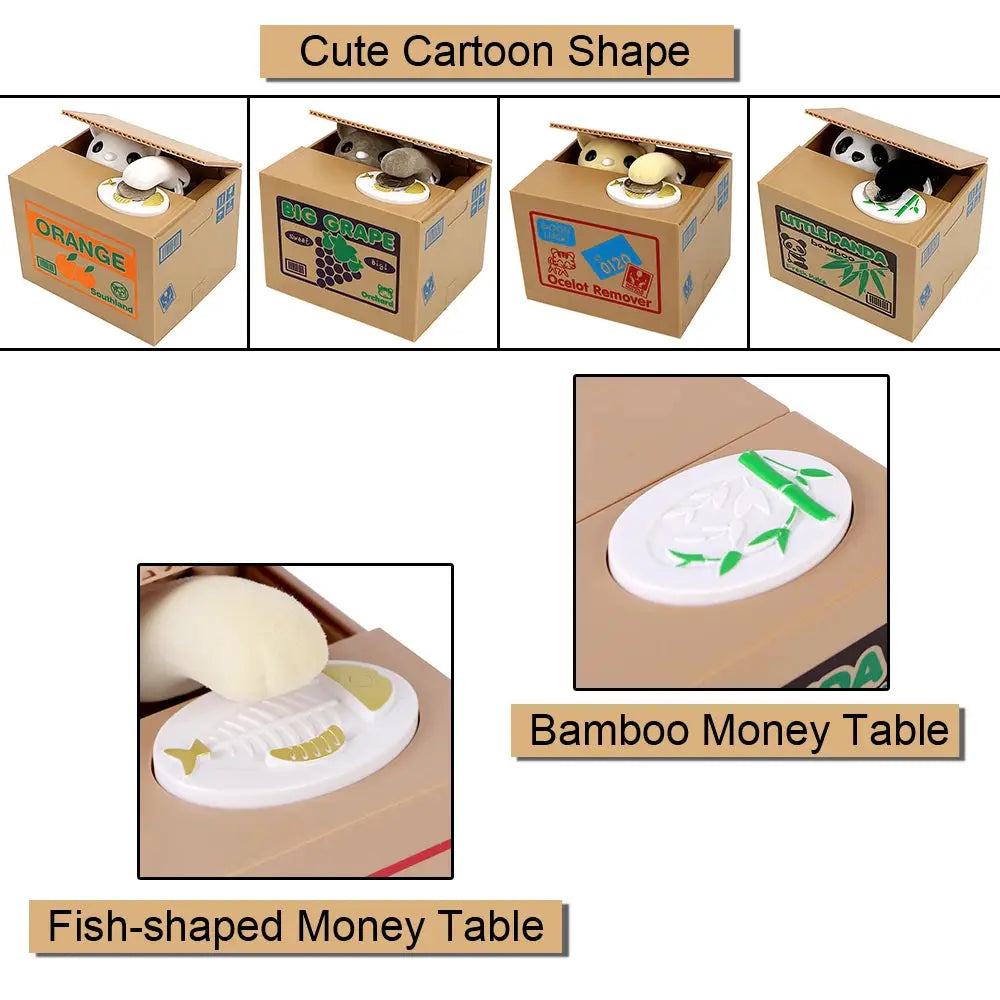 Kids Electronic Coin Bank – Cute Automated Money Box Famies by Dams