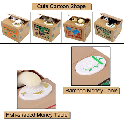 Kids Electronic Coin Bank – Cute Automated Money Box Famies by Dams