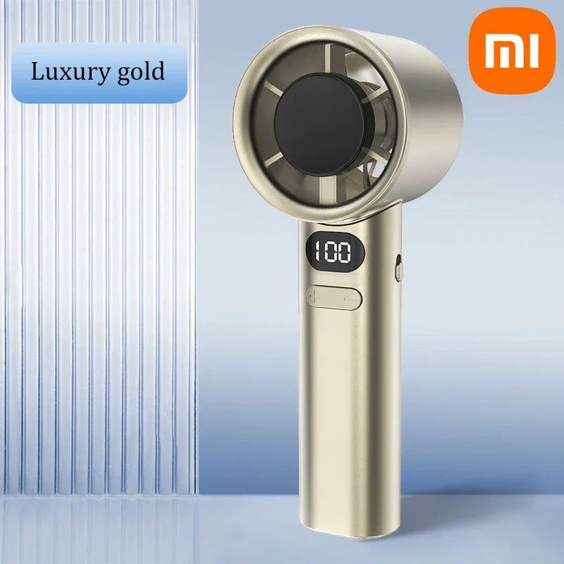 3000mAh Handheld Mini Electric Fan – USB-C Rechargeable Famies by Dams