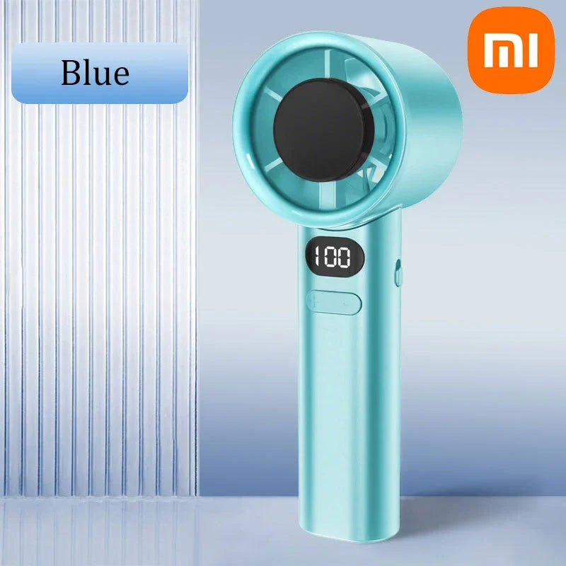 3000mAh Handheld Mini Electric Fan – USB-C Rechargeable Famies by Dams