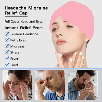 Migraine & Headache Relief Hot/Cold Therapy Cap Famies by Dams