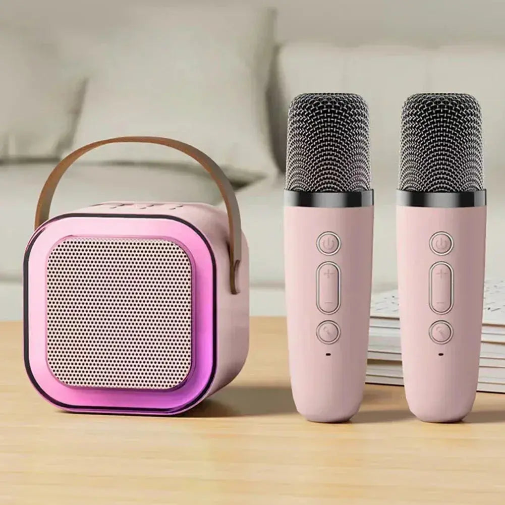 Children’s Karaoke Portable Speaker with Singing Microphones Famies by Dams