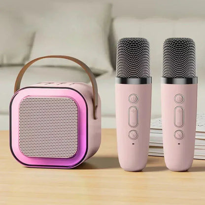 Children’s Karaoke Portable Speaker with Singing Microphones Famies by Dams