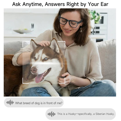 AI Smart Camera Glasses – 4K, Bluetooth Calling & Music Famies by Dams