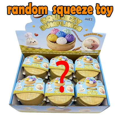 Dumpling Squishy Stress Relief Toy – Soft Sensory Fidget Famies by Dams