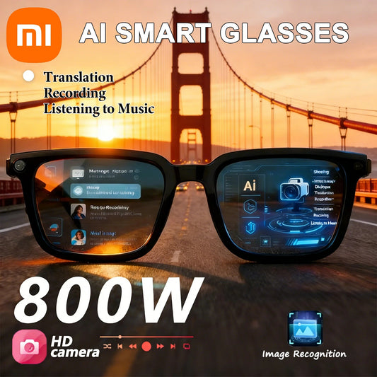 AI Smart Camera Glasses – 4K, Bluetooth Calling & Music Famies by Dams
