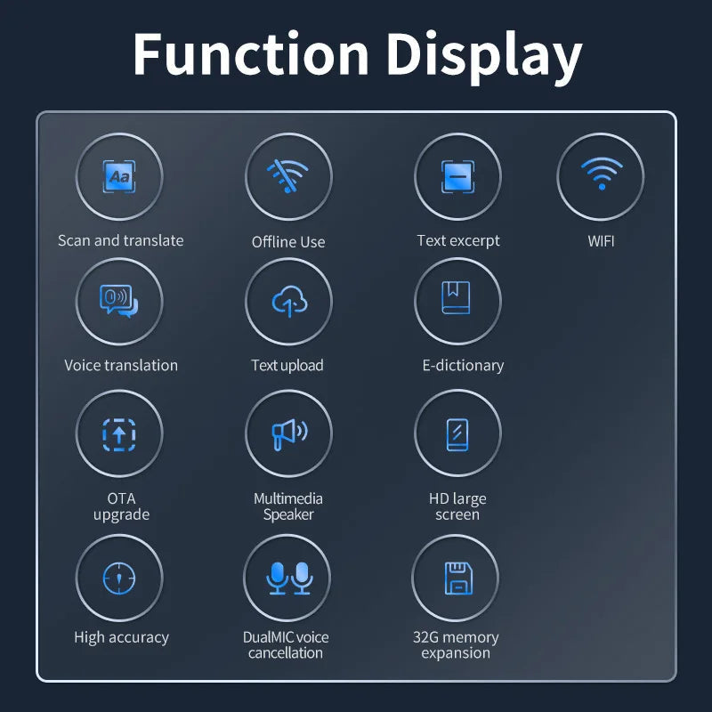 AI Touch Screen Multi-Language Translation Pen Famies by Dams