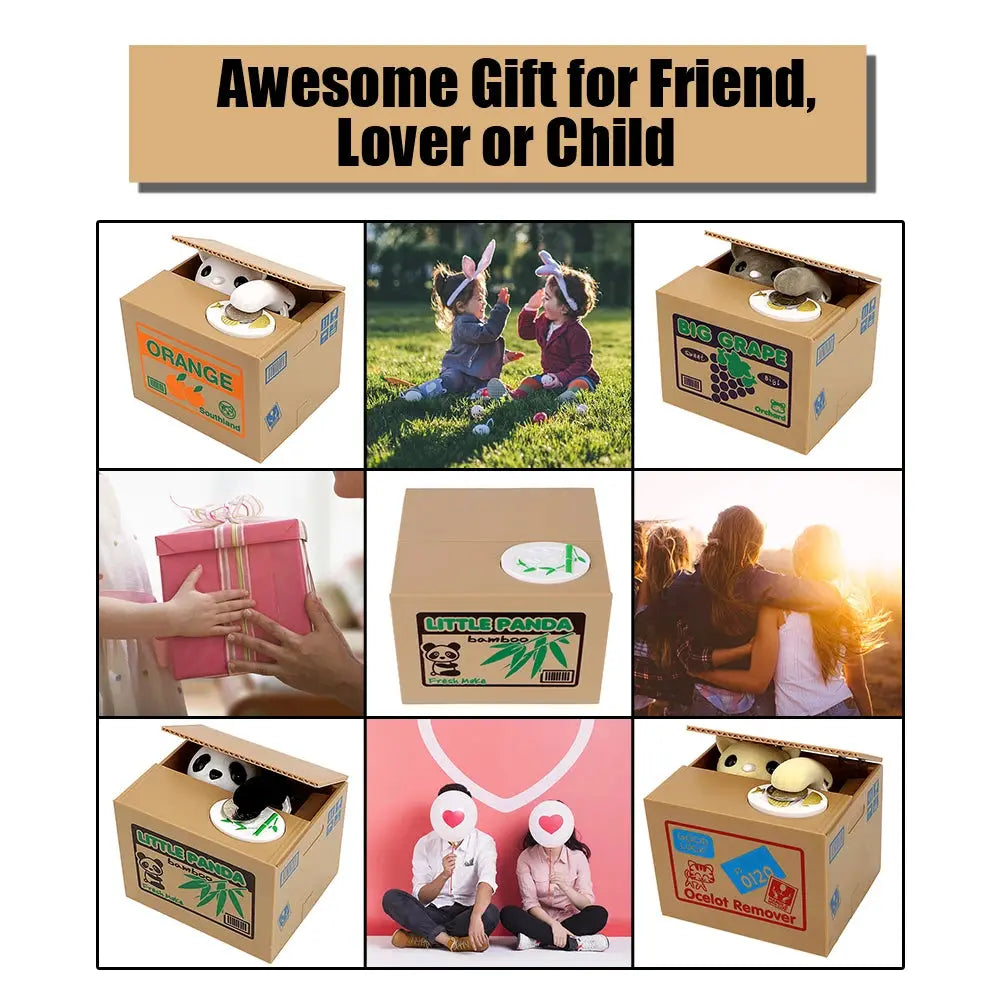 Kids Electronic Coin Bank – Cute Automated Money Box Famies by Dams