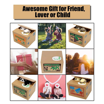 Kids Electronic Coin Bank – Cute Automated Money Box Famies by Dams