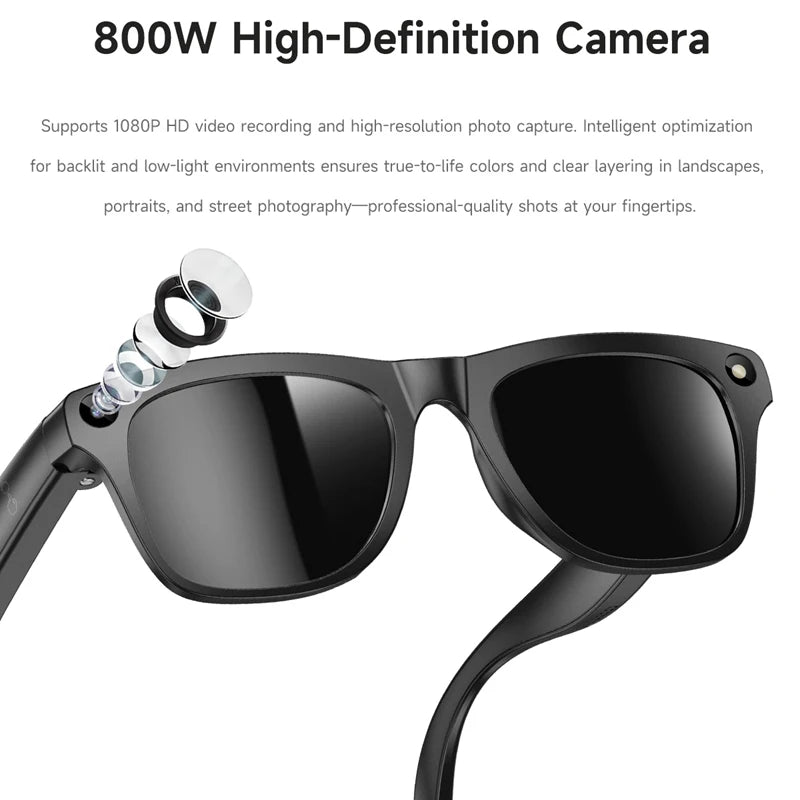 AI Smart Camera Glasses – 4K, Bluetooth Calling & Music Famies by Dams