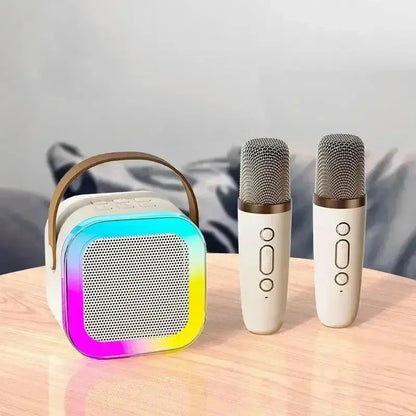 Children’s Karaoke Portable Speaker with Singing Microphones Famies by Dams