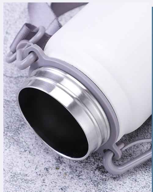 Cille Handle Stripe Water Bottle - 600ml