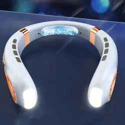5-Speed Bladeless Neck Fan – USB Rechargeable Wearable Cooler