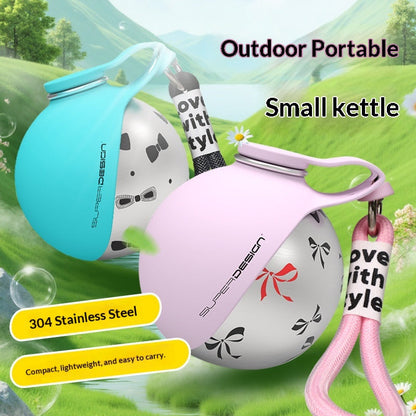 Portable Stainless Steel Pet Water Bottle – Dog Travel Drinking Cup Famies by Dams